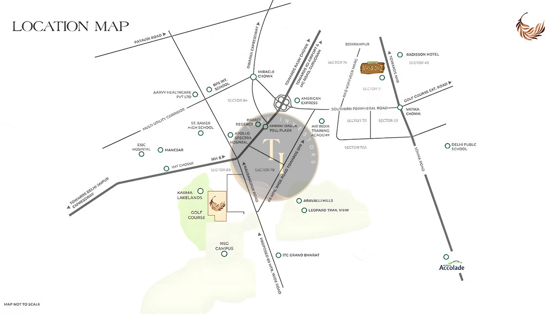 Eldeco Fairway Reserve Location Map